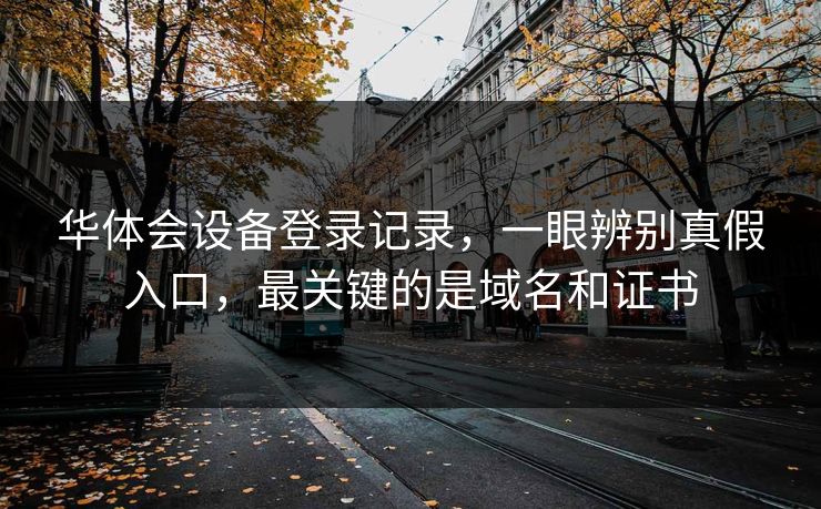 华体会设备登录记录，一眼辨别真假入口，最关键的是域名和证书